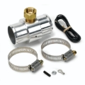 Picture of Autometer Radiator Hose Adapter 1.5in, 0.375in NPTF Female, Aluminum
