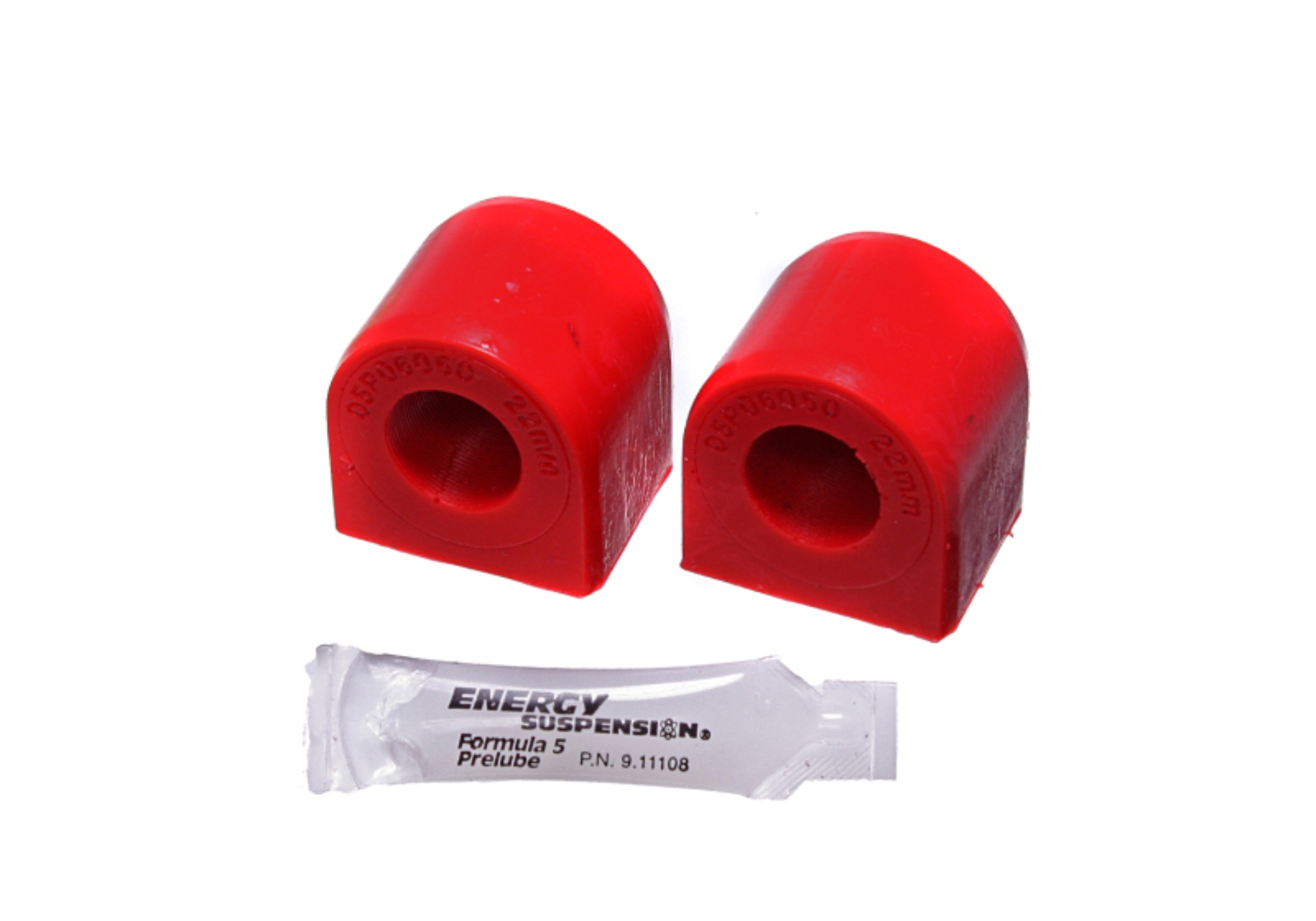 Picture of Energy Suspension 06-13 Audi A3 / 12-13 VW Golf R Red 22mm Front Sway Bar Bushing Set