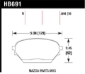 Picture of Hawk 06-14 Mazda MX-5 DTC-60 Race Front Brake Pads