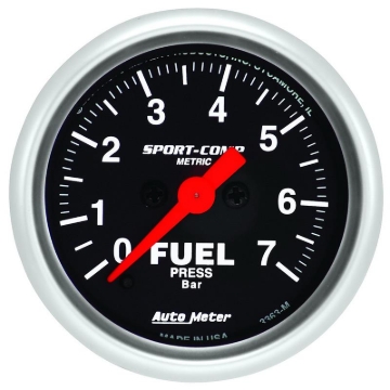 Picture of Autometer 2-1/16in 7BAR Digital Stepper Motor Sport-Comp Fuel Pressure Gauge