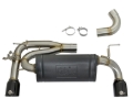 Picture of aFe MACHForce XP 16-17 BMW 340i/iX 440i/iX L6-3.0L (t) SS Axle-Back Exhaust w/Black Tip