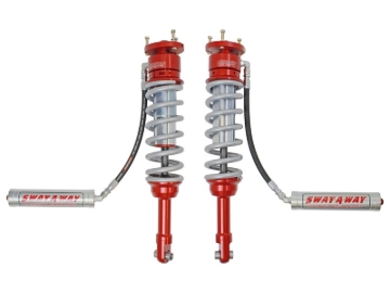 Picture of aFe Sway-A-Way 3.0in Front Coilover Kit 2017 Ford F-150 Raptor V6-3.5L (tt) w/Remote Reservoirs