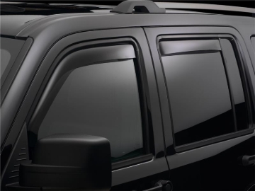 Picture of WeatherTech 2014+ Nissan Rogue Front and Rear Side Window Deflectors - Dark Smoke
