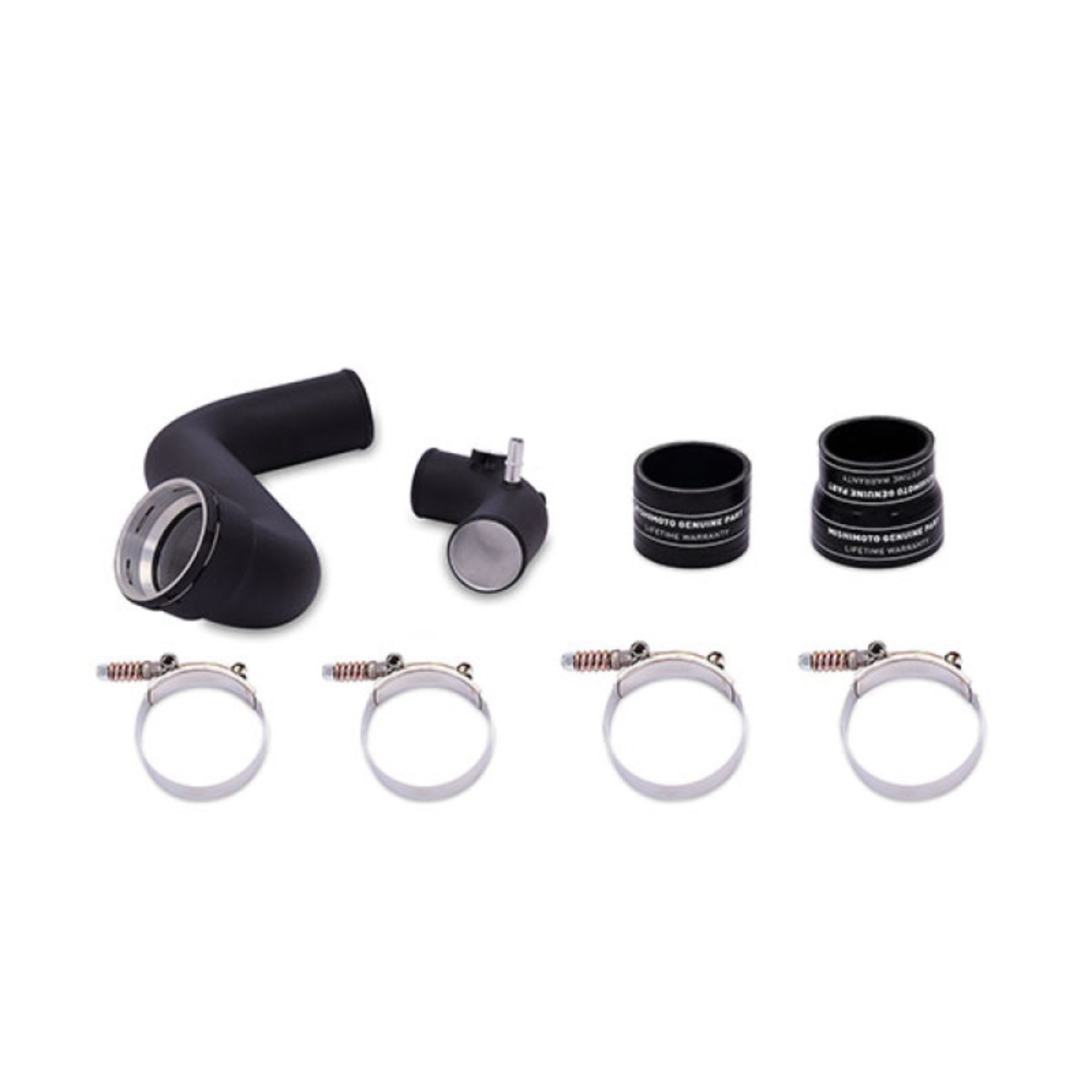 Picture of Mishimoto 11-14 Ford F-150 3.5L EcoBoost Cold Side Intercooler Pipe Kit - Wrinkle Black
