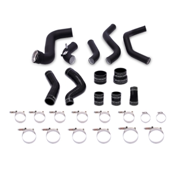 Picture of Mishimoto 11-14 Ford F-150 3.5L Ecoboost Intercooler Kit w/ Pipes (Wrinkle Black)