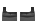 Picture of WeatherTech 17+ Ford F-350 Duallie No Drill Mudflaps - Black