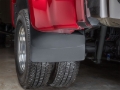 Picture of WeatherTech 17+ Ford F-350 Duallie No Drill Mudflaps - Black