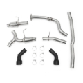 Picture of Mishimoto 2016+ Chevrolet Camaro 2.0T Dual Black Tip Cat-Back Exhaust