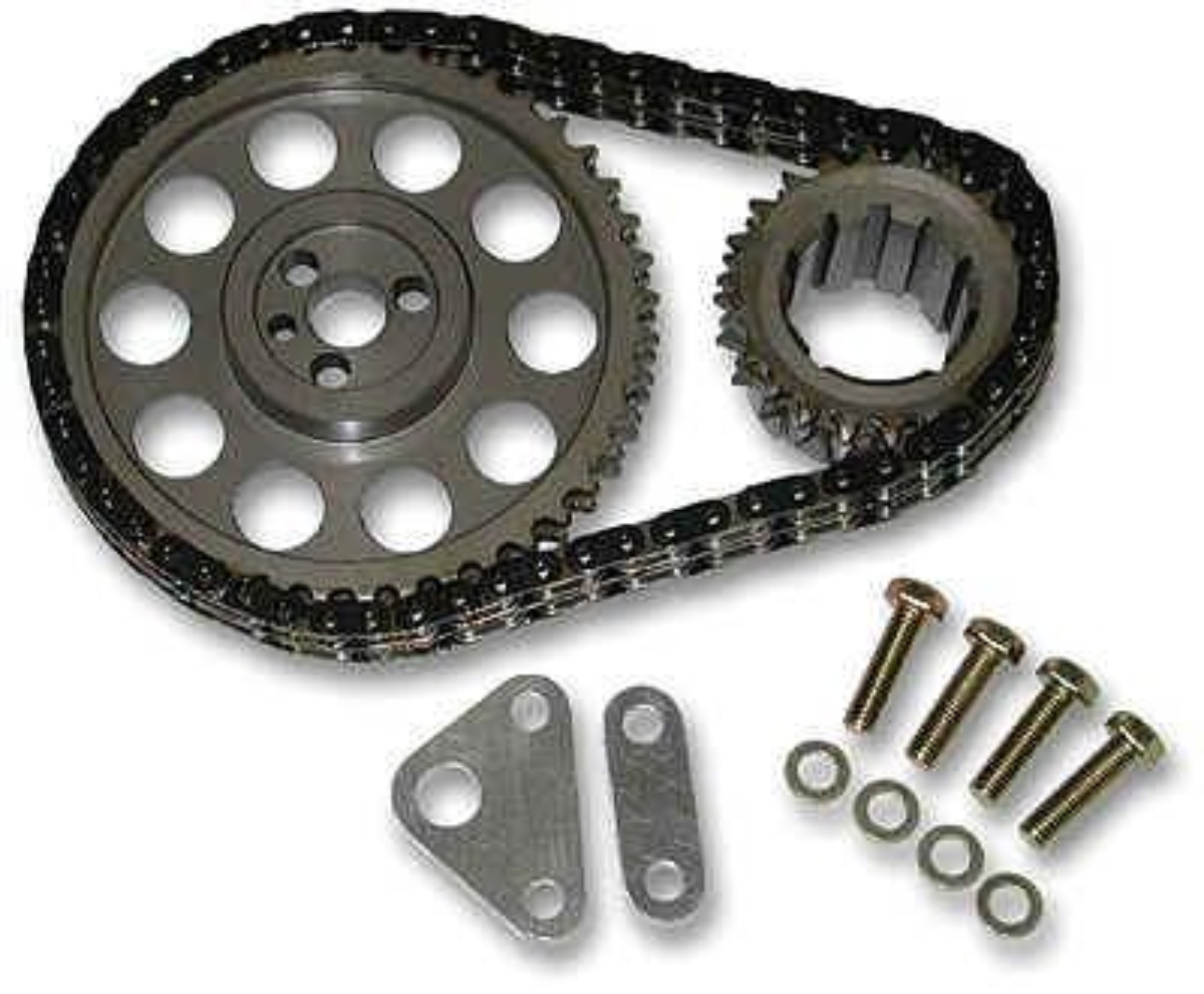Picture of Manley Billet Double Roller Timing Chain Kit for Chevy LS-2 w/ Torrington Thrust Bearing