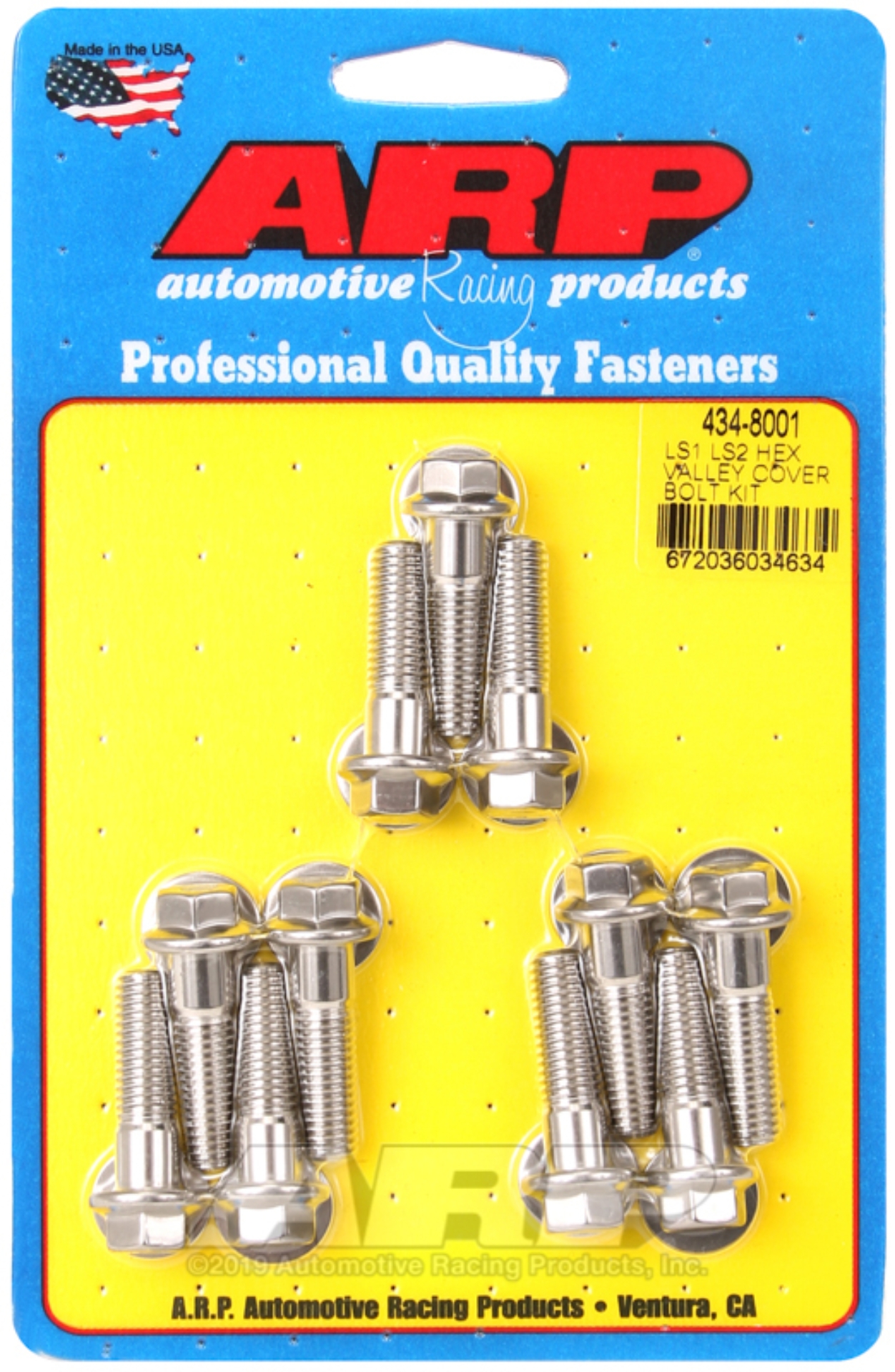 Picture of ARP Chevrolet LS1/LS2 SS Hex Valley Cover Bolt Kit