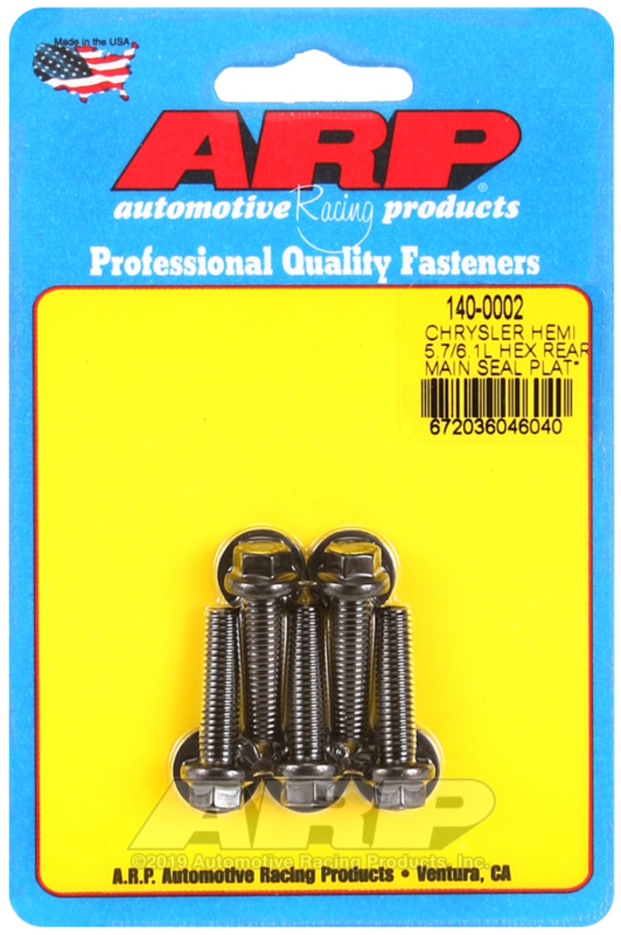 Picture of ARP Chrysler Hemi 5.7/6.1L Hex Rear Main Seal Plate Bolt Kit