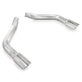 Picture of Stainless Works, 304 Stainless Steel Camaro muffler Delete