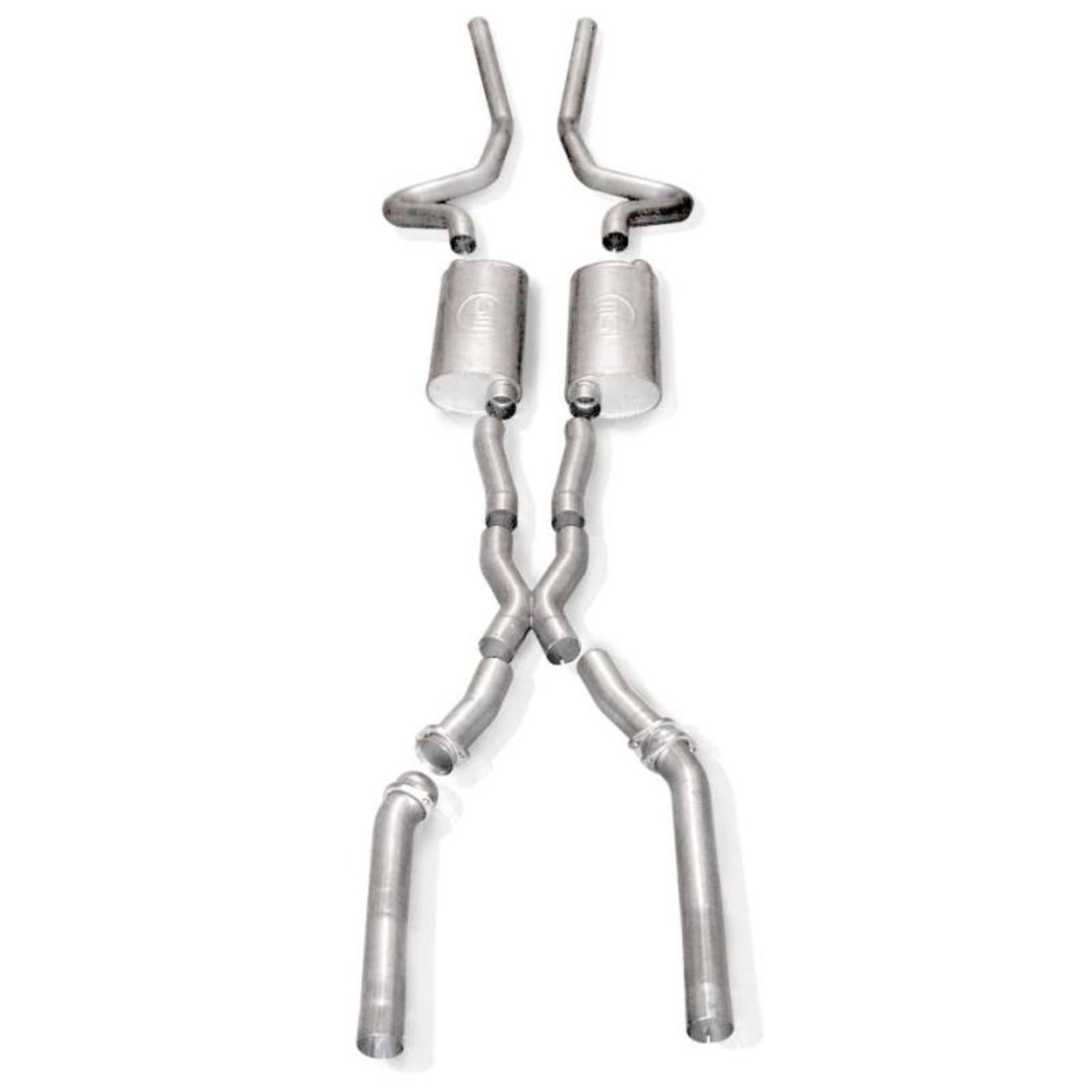 Picture of Stainless Works Chevy Chevelle Small/Big Block 1968-72 Exhaust 3in System with X-pipe