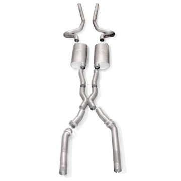Picture of Stainless Works Chevy Chevelle Small/Big Block 1968-72 Exhaust 3in System with X-pipe