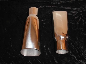 Picture of Stainless Works, Stainless steel, 1968-72 Chevelle factory style tips.