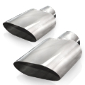 Picture of Stainless Works, Big oval stainless steel style tips.