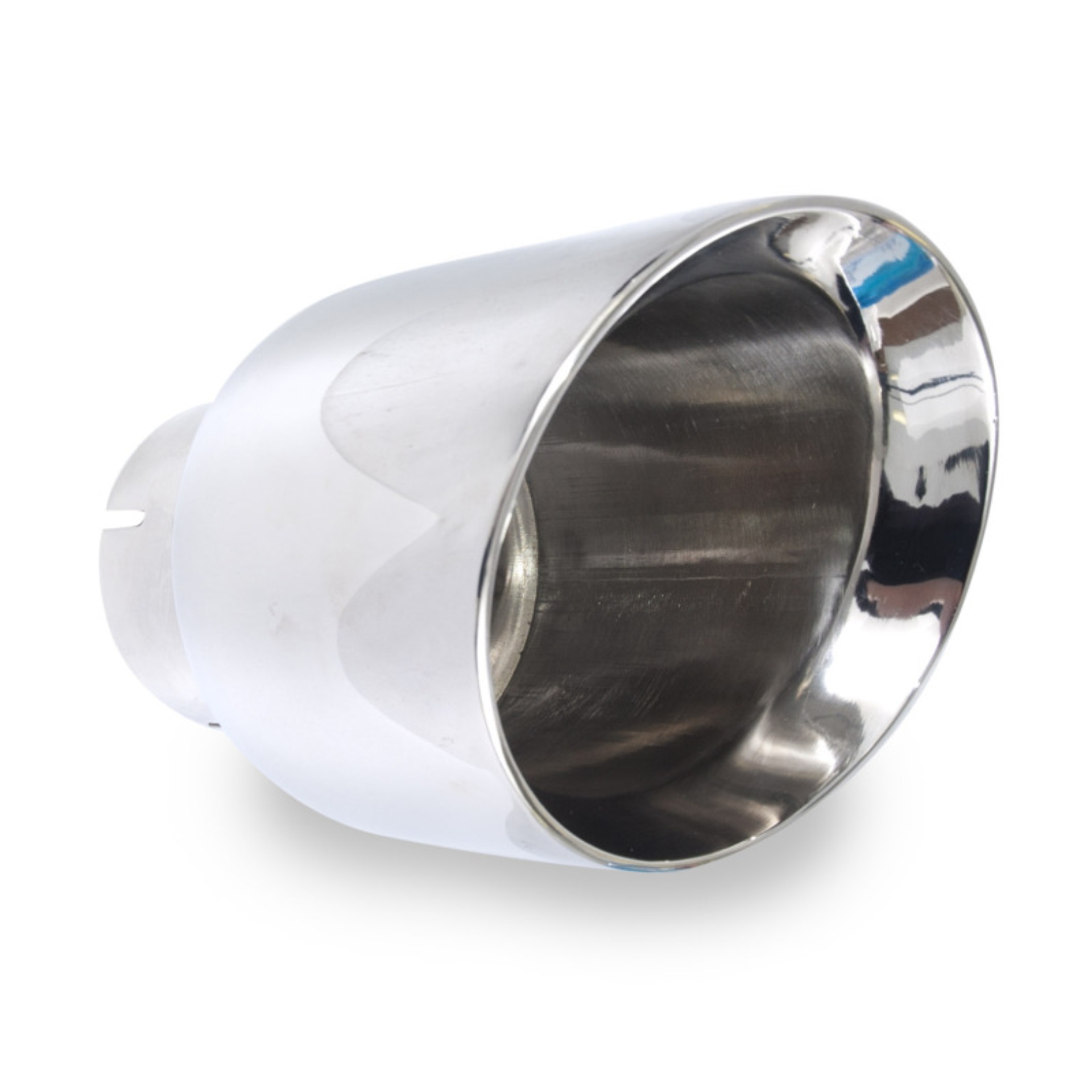Picture of Stainless Works, Double wall 30 degree slash cut stainless steel style tip.