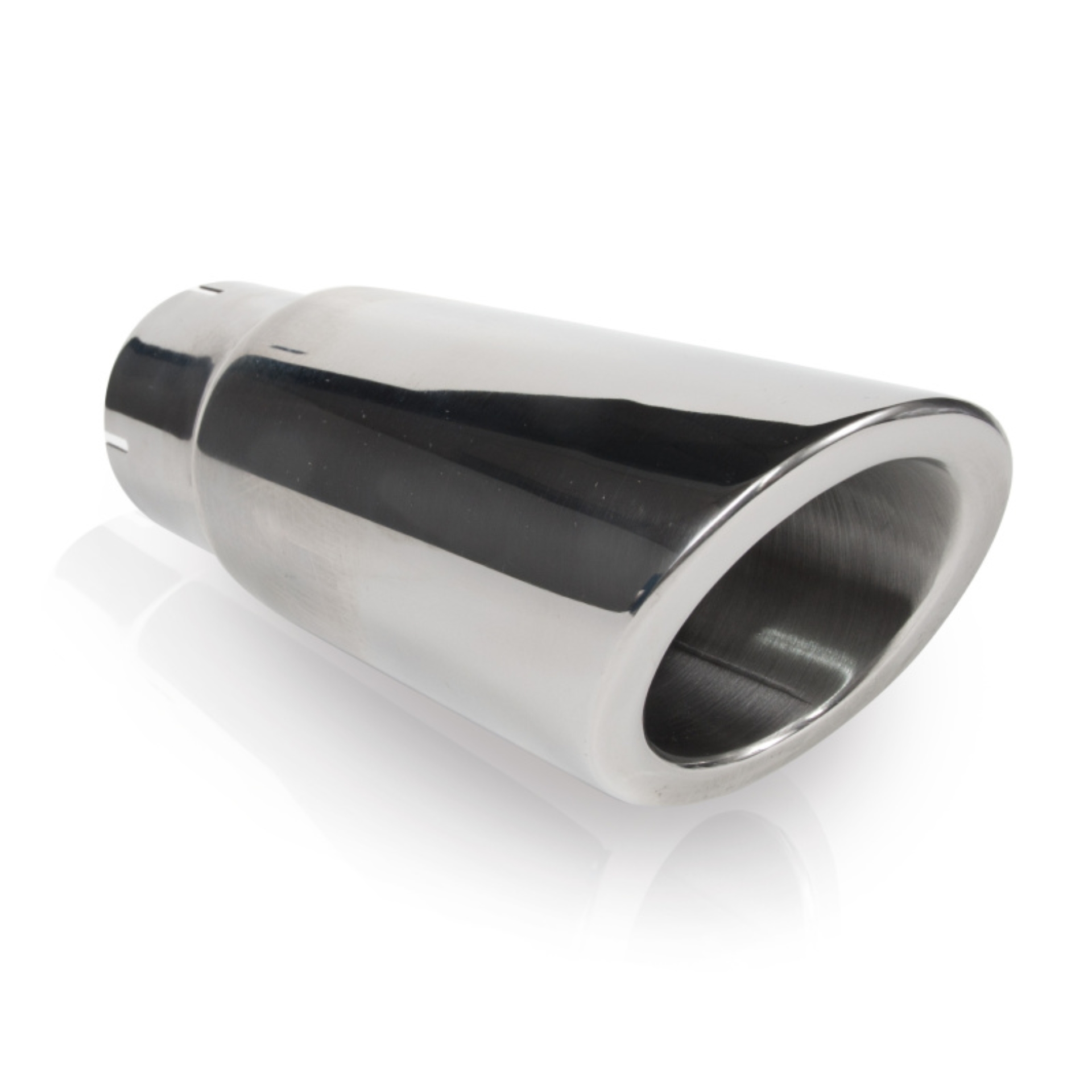 Picture of Stainless Works, Double wall slash cut stainless steel style tip.