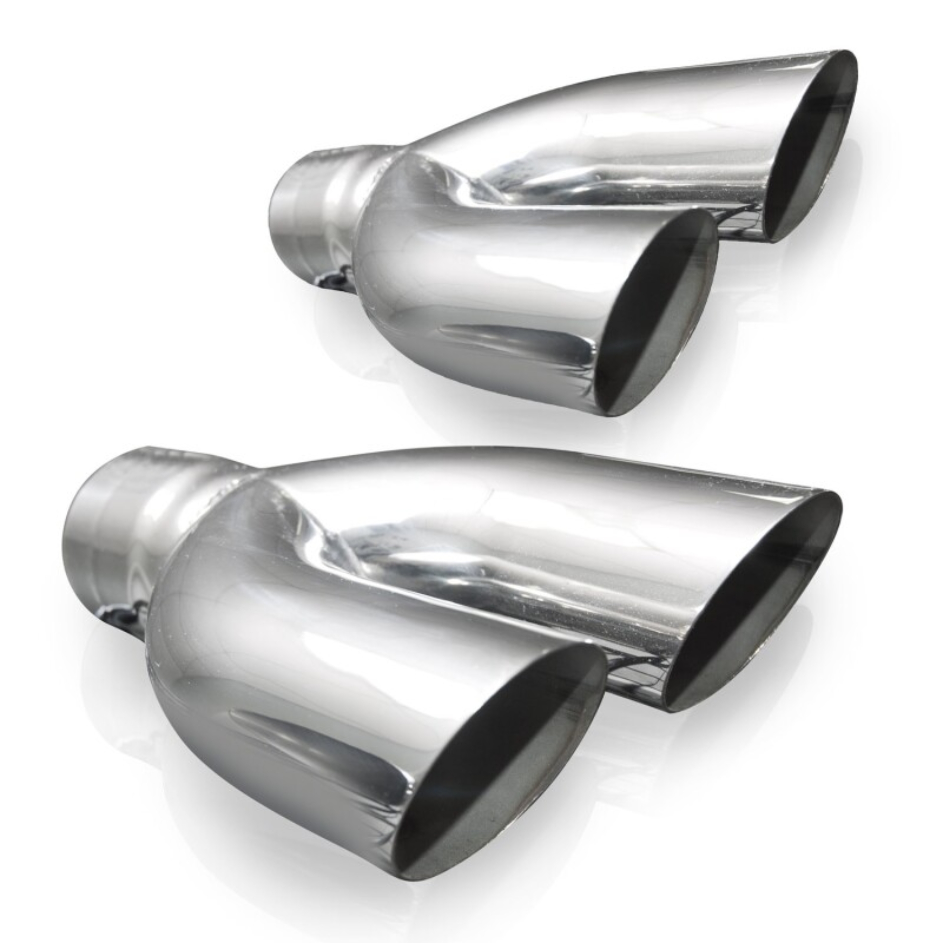 Picture of Stainless Works, Slash cut stainless steel Y-style tips.