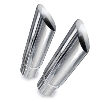 Picture of Stainless Works, Slash cut 30 degree stainless steel style tips.