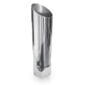 Picture of Stainless Works, 30 degree single wall slash cut stainless steel style tip.