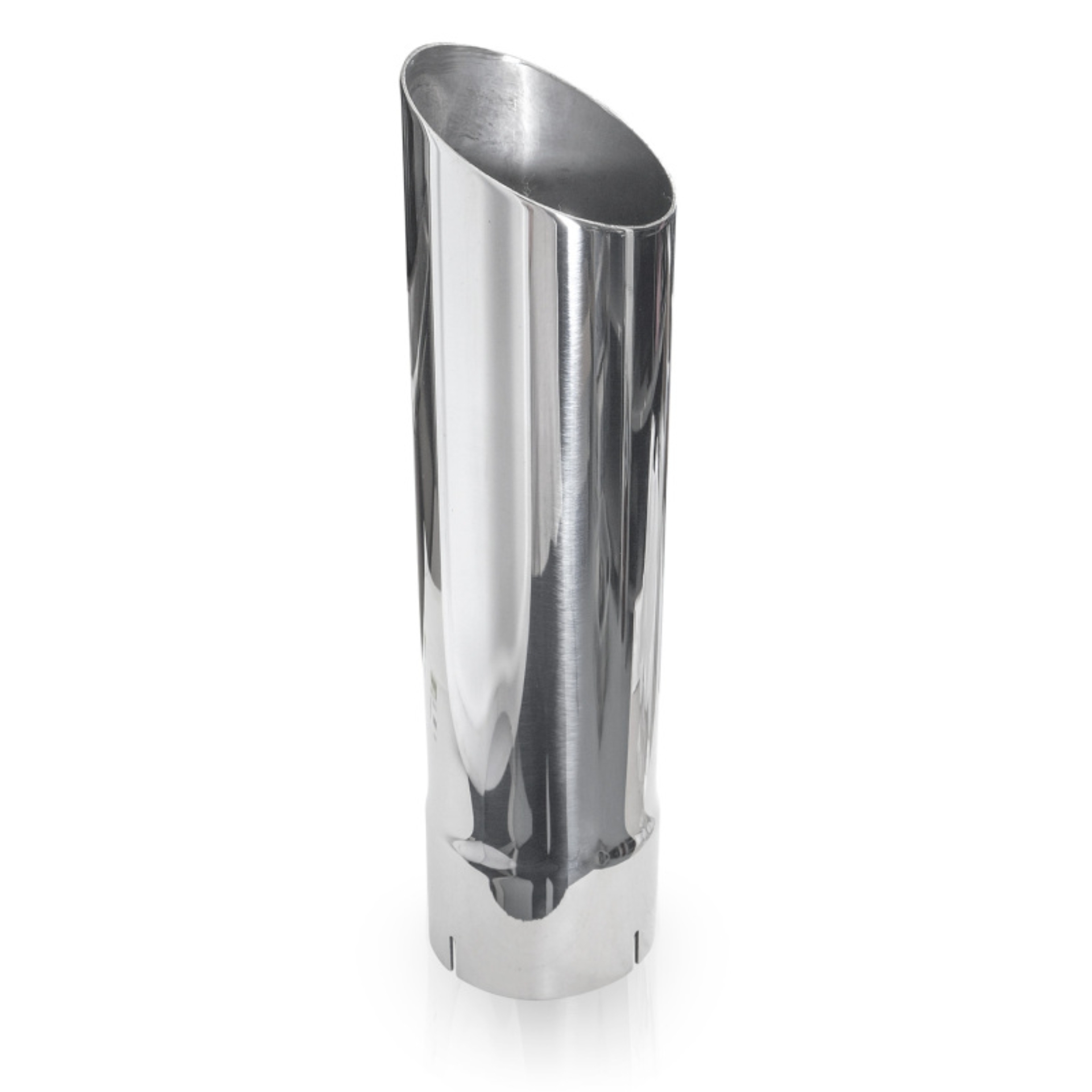 Picture of Stainless Works, 30 degree single wall slash cut stainless steel style tip.