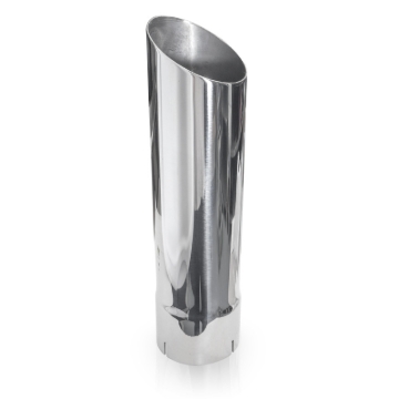 Picture of Stainless Works, 30 degree single wall slash cut stainless steel style tip.