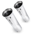 Picture of Stainless Works, Bell stainless steel style tips.