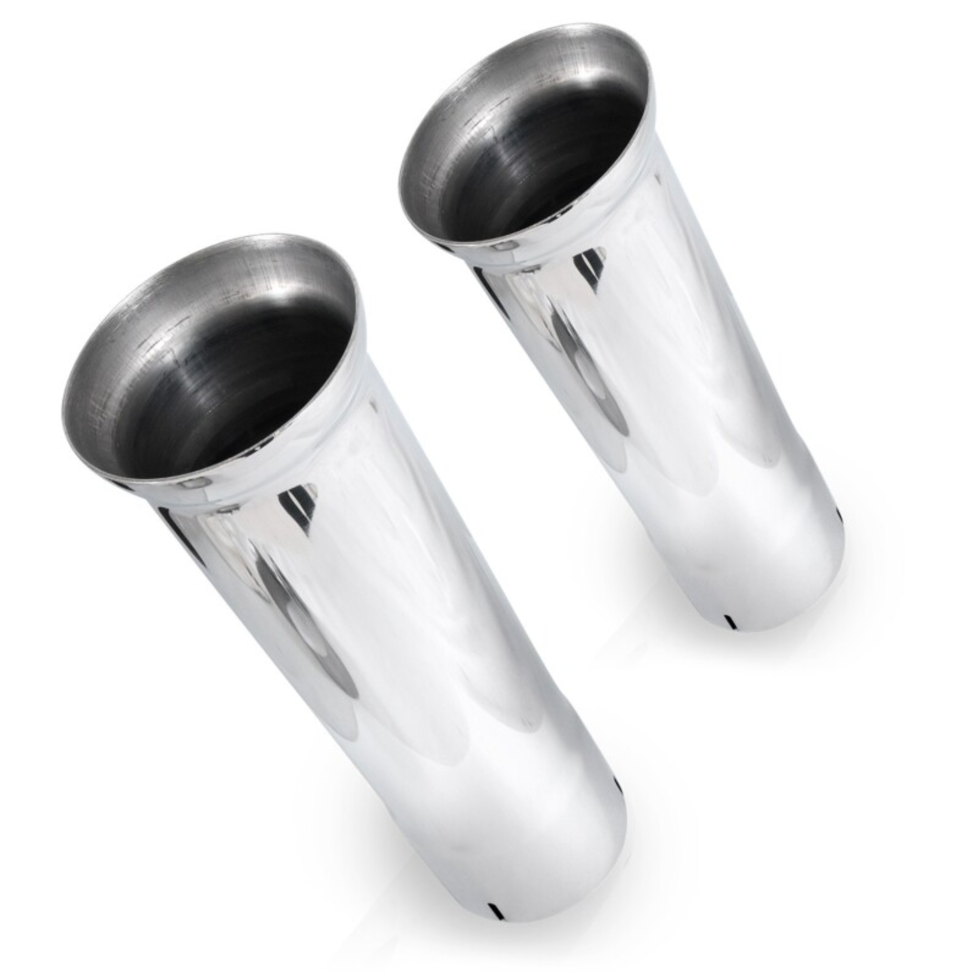 Picture of Stainless Works, Bell stainless steel style tips.