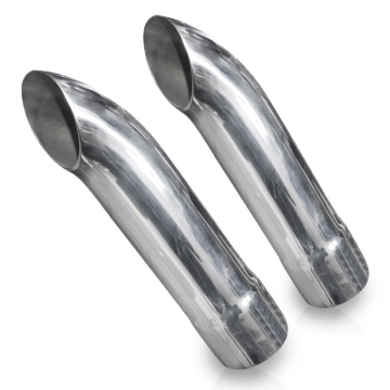 Picture of Stainless Works, Short turn down stainless steel style tips.