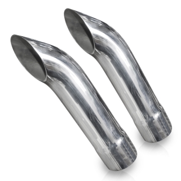 Picture of Stainless Works, Extended turn down stainless steel style tips.