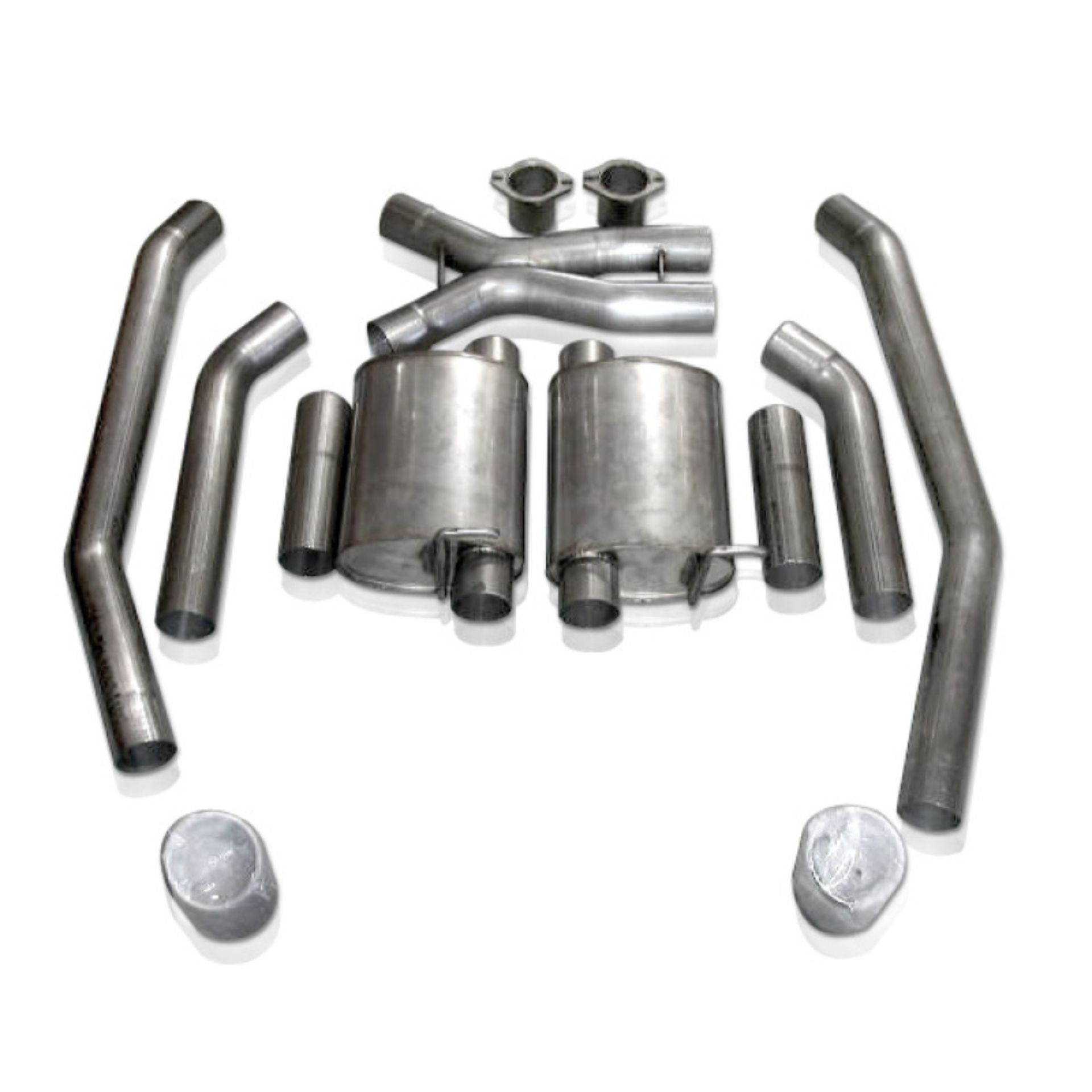 Picture of Stainless Works Pontiac GTO 2005-2006 Exhaust Chambered (w/x-pipe)