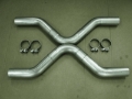 Picture of Stainless Works, 3" X-style universal crossover kit.