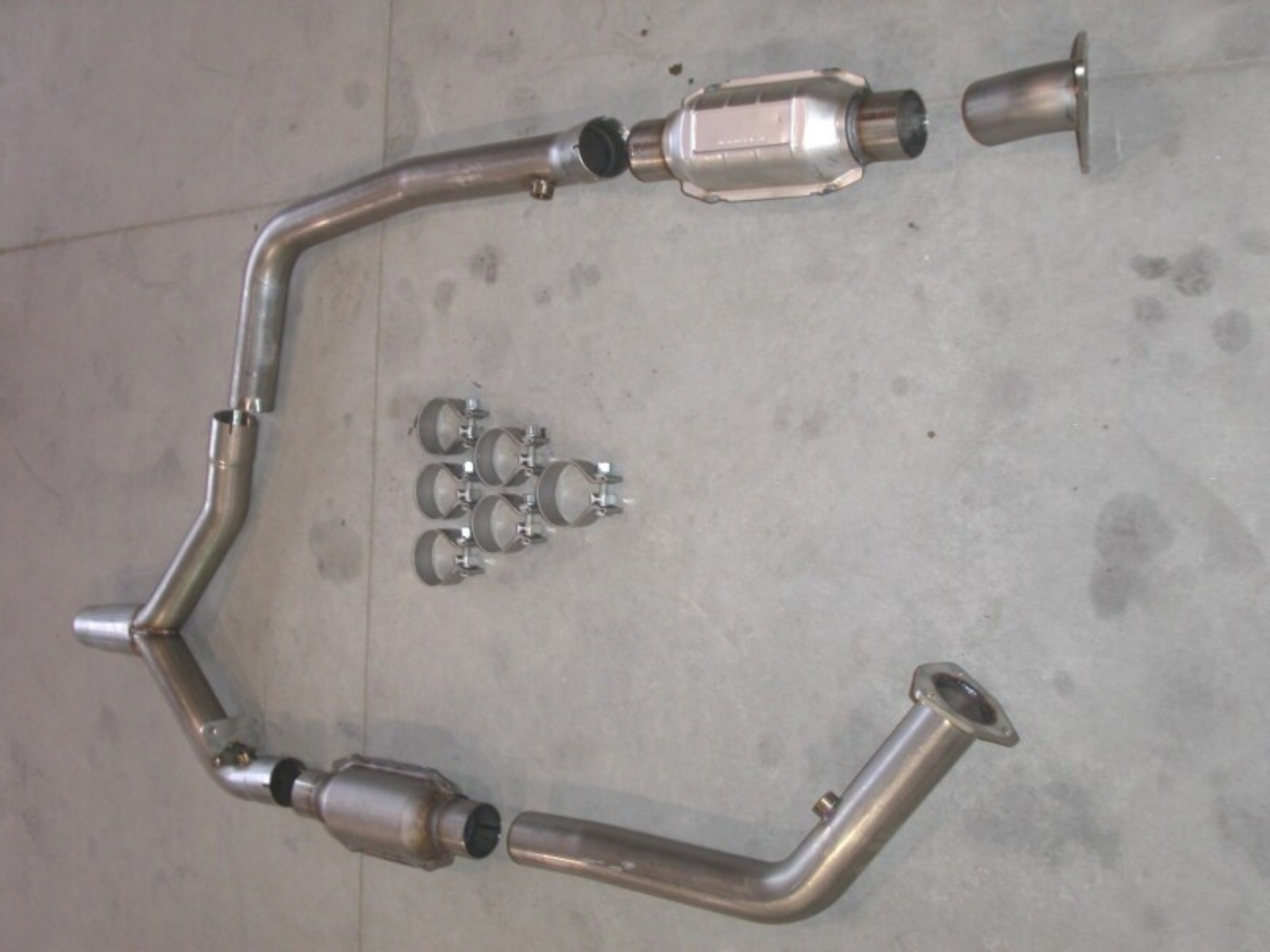 Picture of Stainless Works, 2000-02 F-Body, LS1, 2-1/2" Designed to fit factory manifolds.