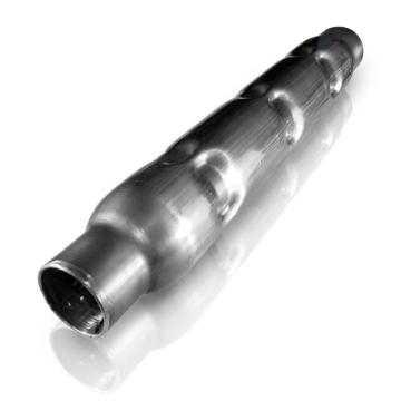 Picture of Stainless Works, Chambered round 304 stainless steel style muffler.