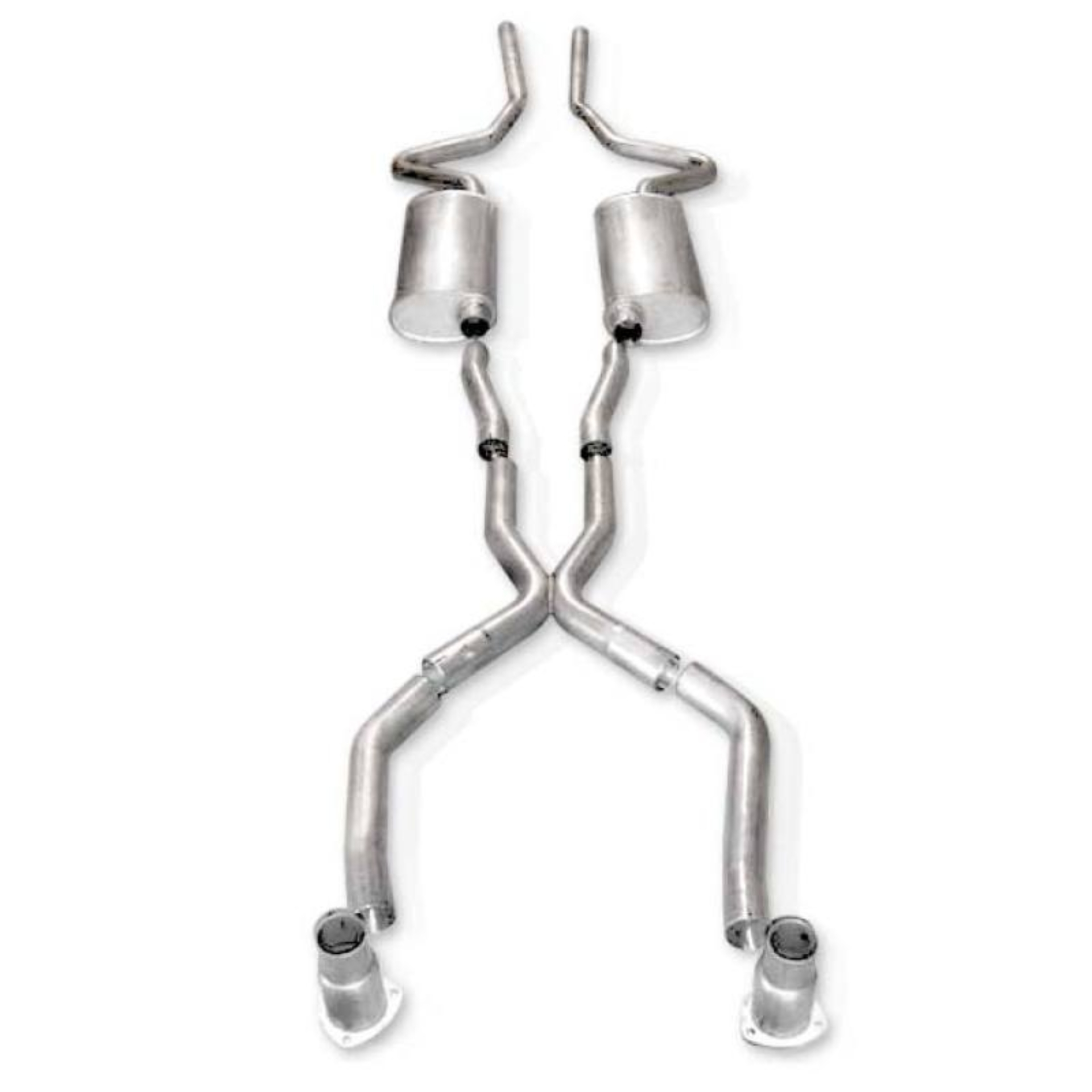 Picture of Stainless Works, 1968-72 Chevelle 2-1/2" 304 S/S Hot Rod X-Pipe Exhaust System.