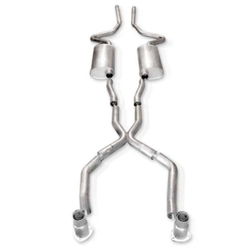 Picture of Stainless Works, 1968-72 Chevelle 2-1/2" 304 S/S Hot Rod X-Pipe Exhaust System.