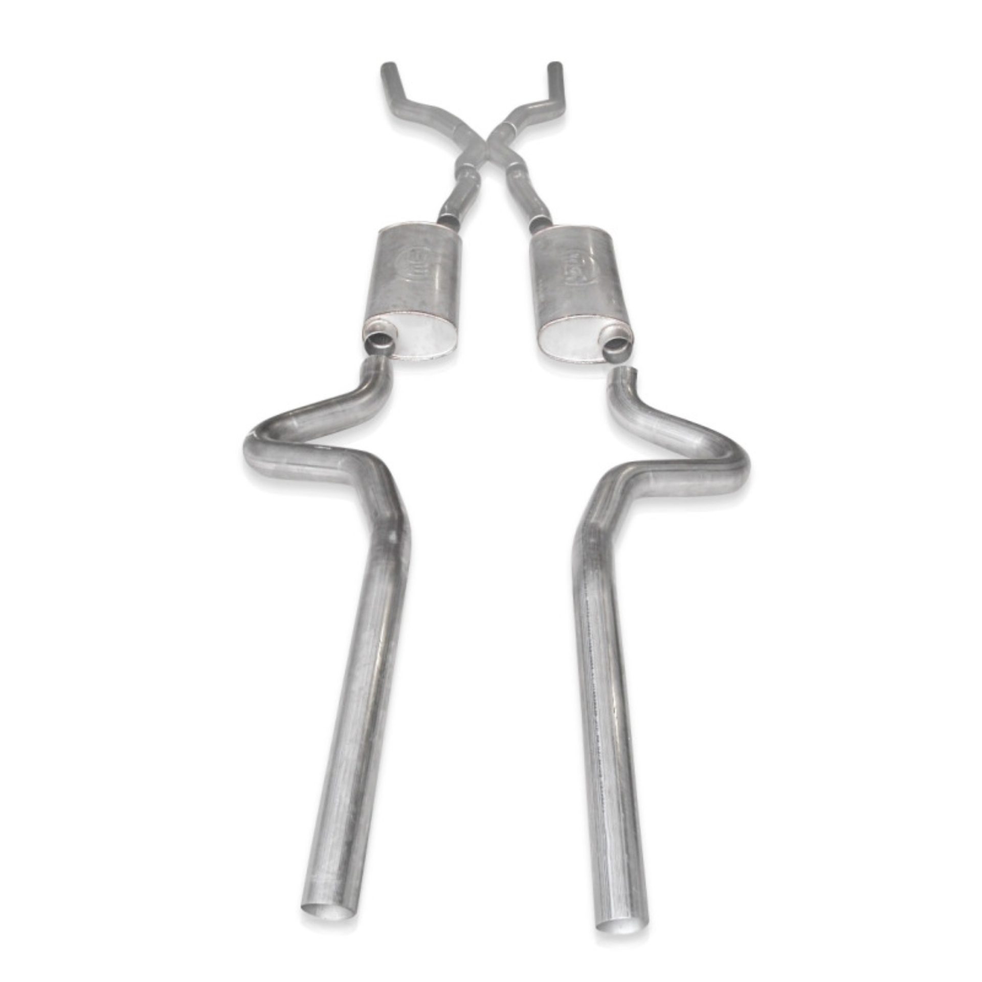 Picture of Stainless Works, 1968-72 Chevelle LS1 3" 304 S/S Turbo Chambered Exhaust System.