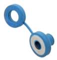 Picture of Stainless Works, Blue grommet, 3/8" through bolt. 1-1/8" OD, 7/8" thick.