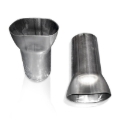 Picture of Stainless Works, 2-way Formed Collector 1-3/4" dual inlet 2-1/2" single outlet
