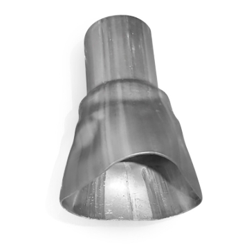 Picture of Stainless Works, 3-way Formed Collector 1-3/4" Primaries 3" OD outlet.
