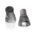 Picture of Stainless Works, 3-way Formed Collector 1-5/8" Primaries 2-1/4" OD outlet.