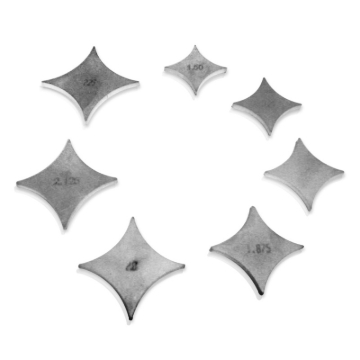 Picture of Stainless Works, 2" Filler Diamond, used for 4-way Formed Collectors.