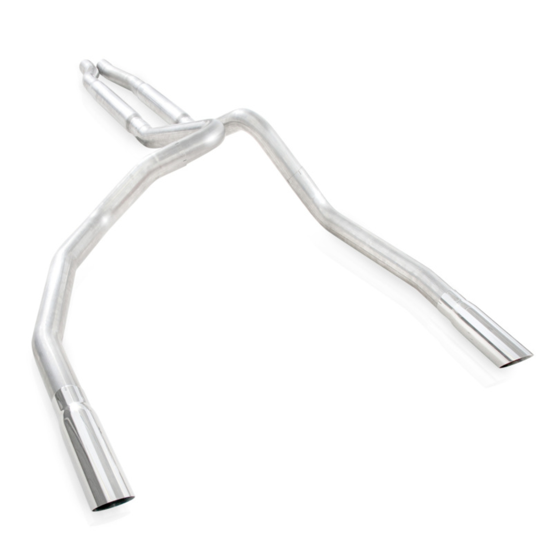 Picture of Stainless Works Ford F150 Truck Dual Exhaust.