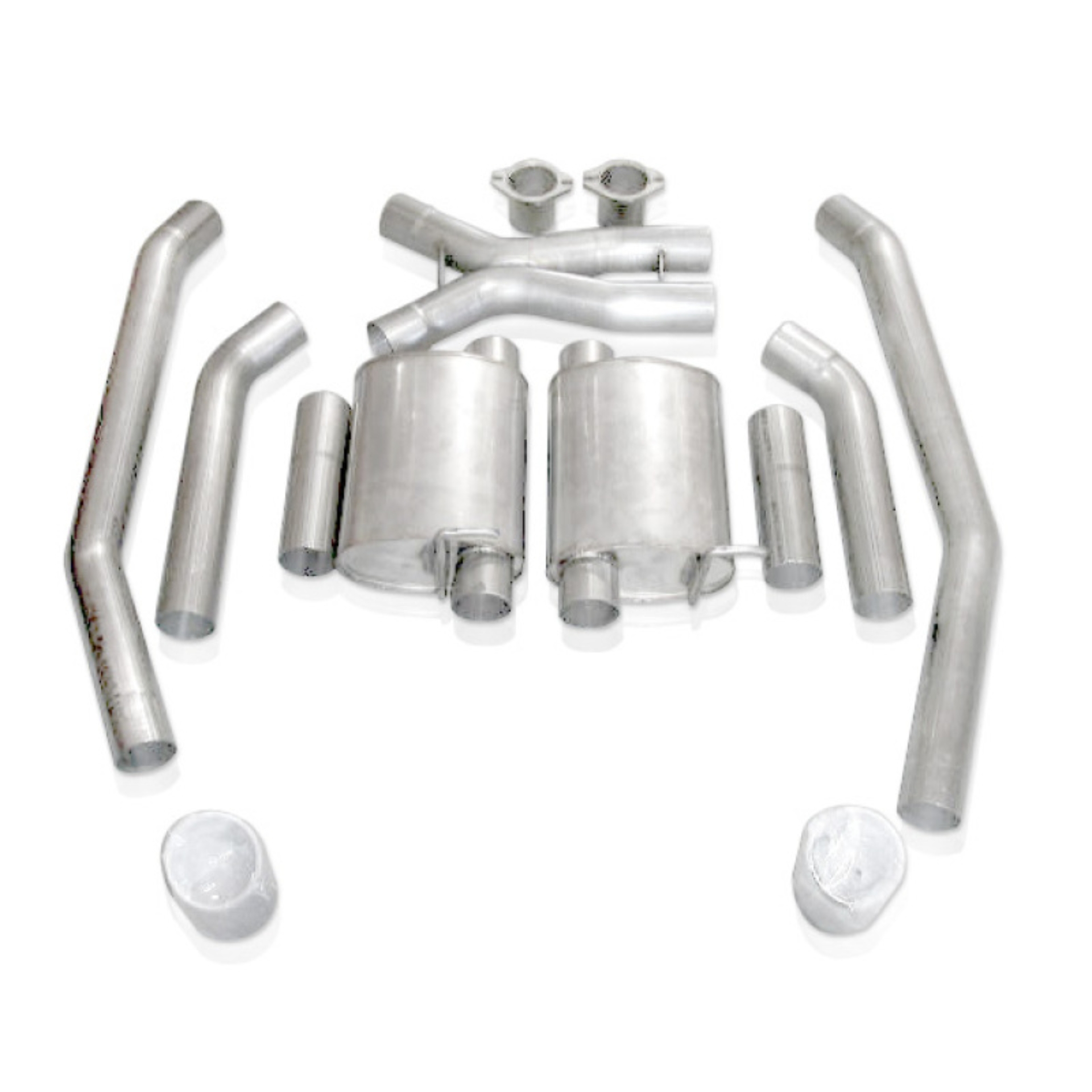 Picture of Stainless Works Pontiac GTO Dual Exhaust.