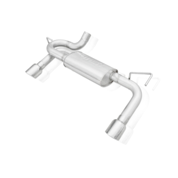 Picture of Stainless Works Jeep Wrangler Axle back Exhaust.