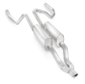 Picture of Stainless Works Dodge Ram Dual Exhaust.