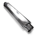 Picture of Stainless Works, Smooth oval 304 stainless steel style muffler.
