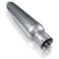 Picture of Stainless Works, Smooth tube 304 stainless steel style muffler.
