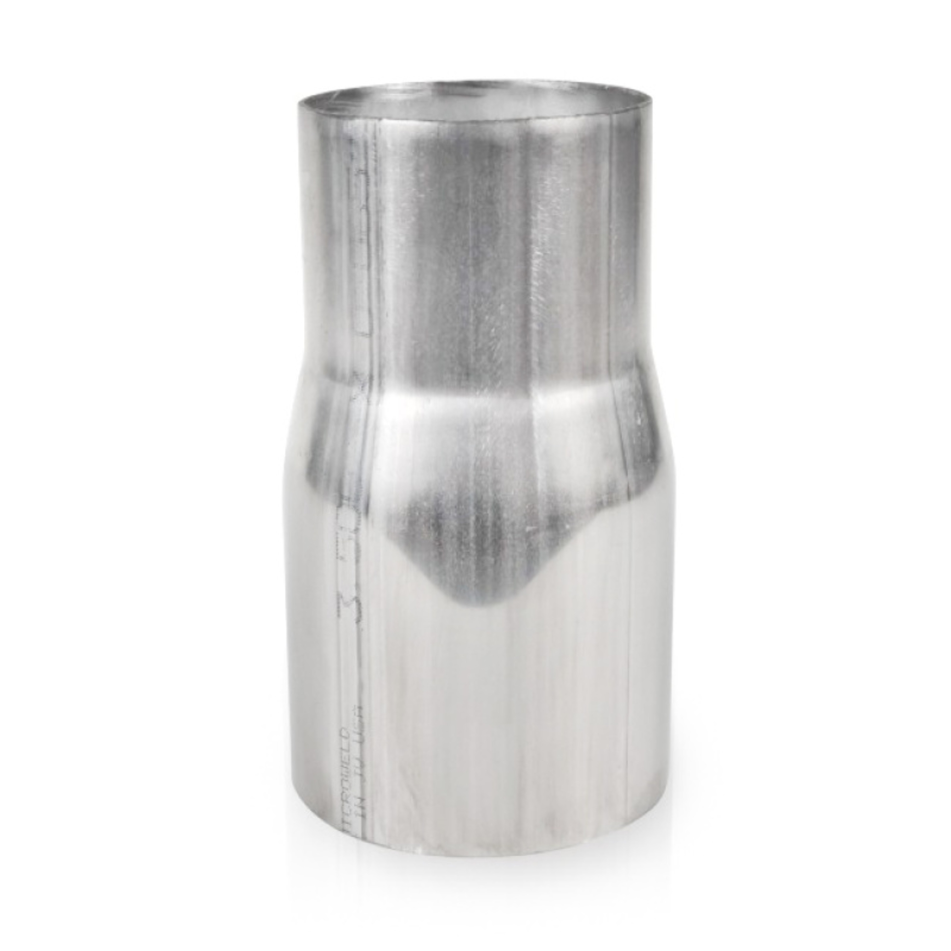 Picture of Stainless Works, Tubing transition 3" OD inlet with a 2-1/4" OD outlet.